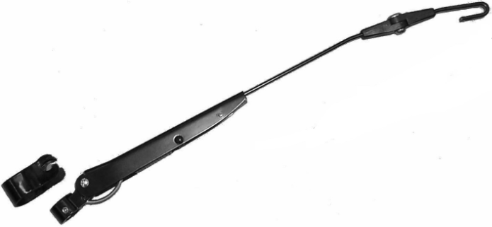 12098 Adjustable Wiper Arm  11-15" Black