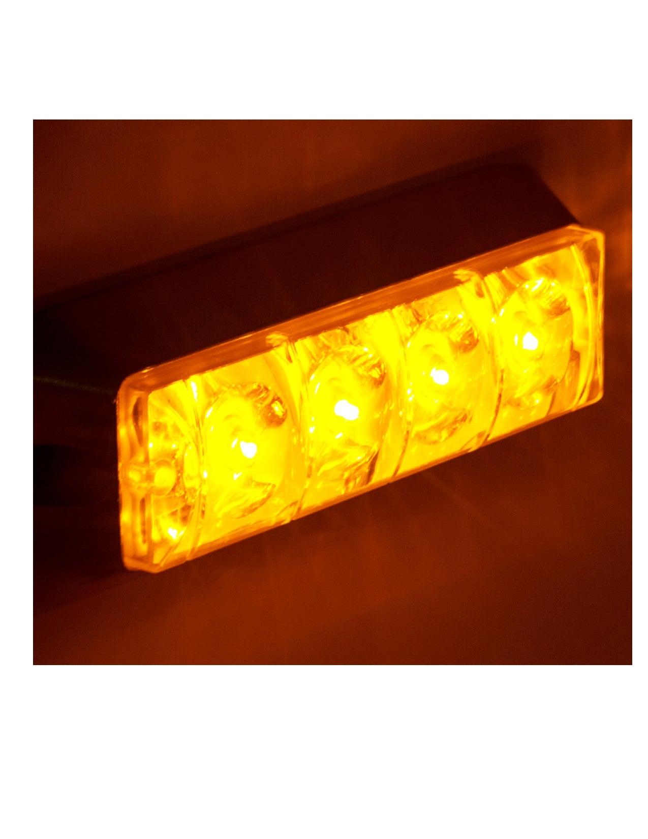 12323  Rear mount amber strobe light kit