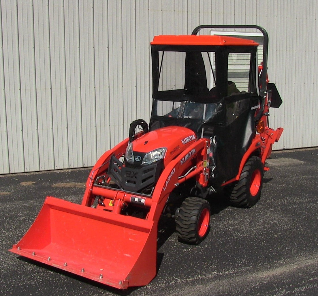 Kubota BX23S Backhoe model 12244 Hardtop Cab by Original Tractor Cab