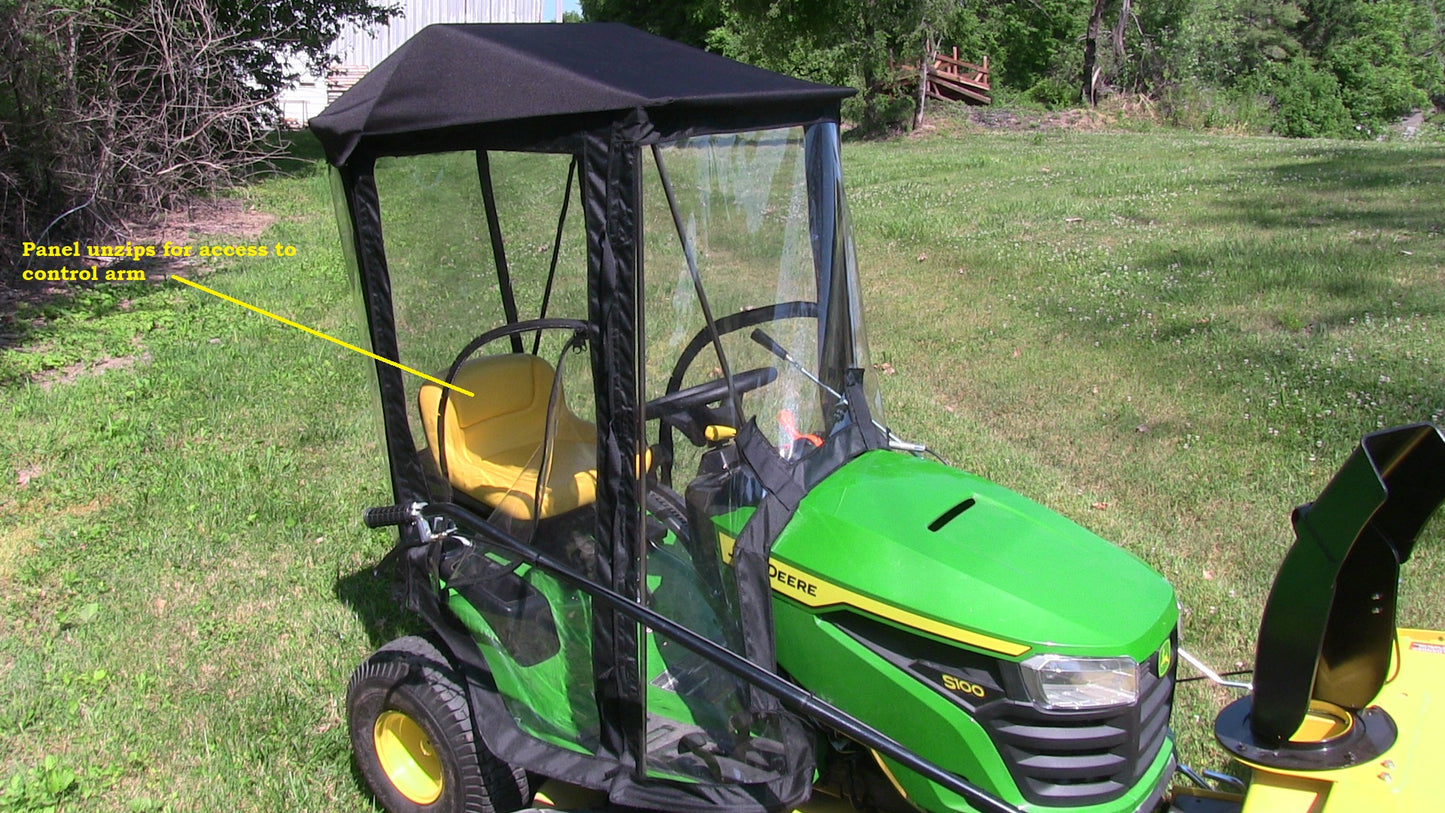 JD S100/S200 Clear View Cab 50080 by Original Tractor Cab